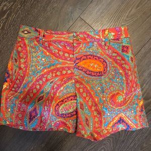 Ralph Lauren Pink Paisley Shorts